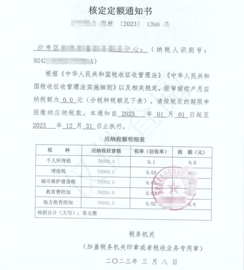 定期定額個(gè)體工商戶辦理結(jié)果